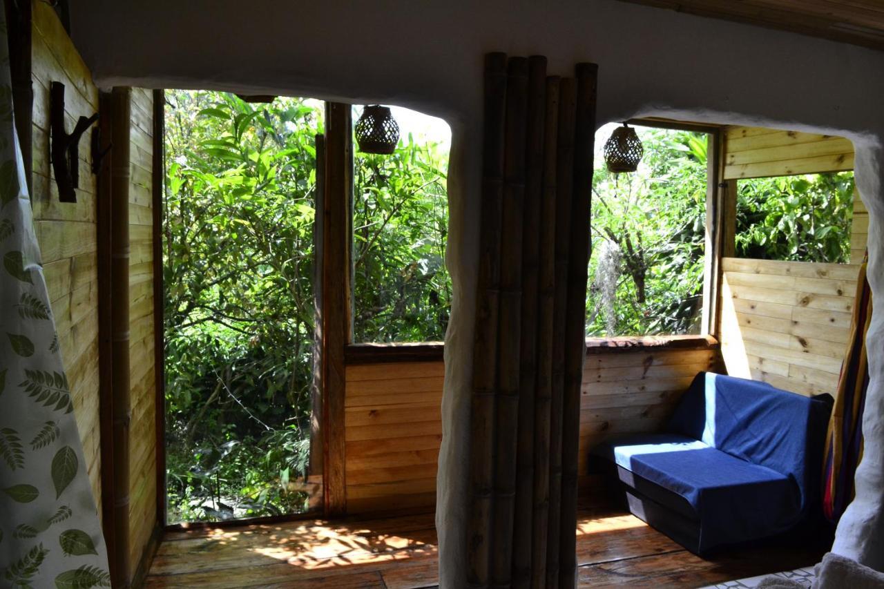 Habitacion Las Bromelias, Pijao, Finca Flora Del Rio エクステリア 写真