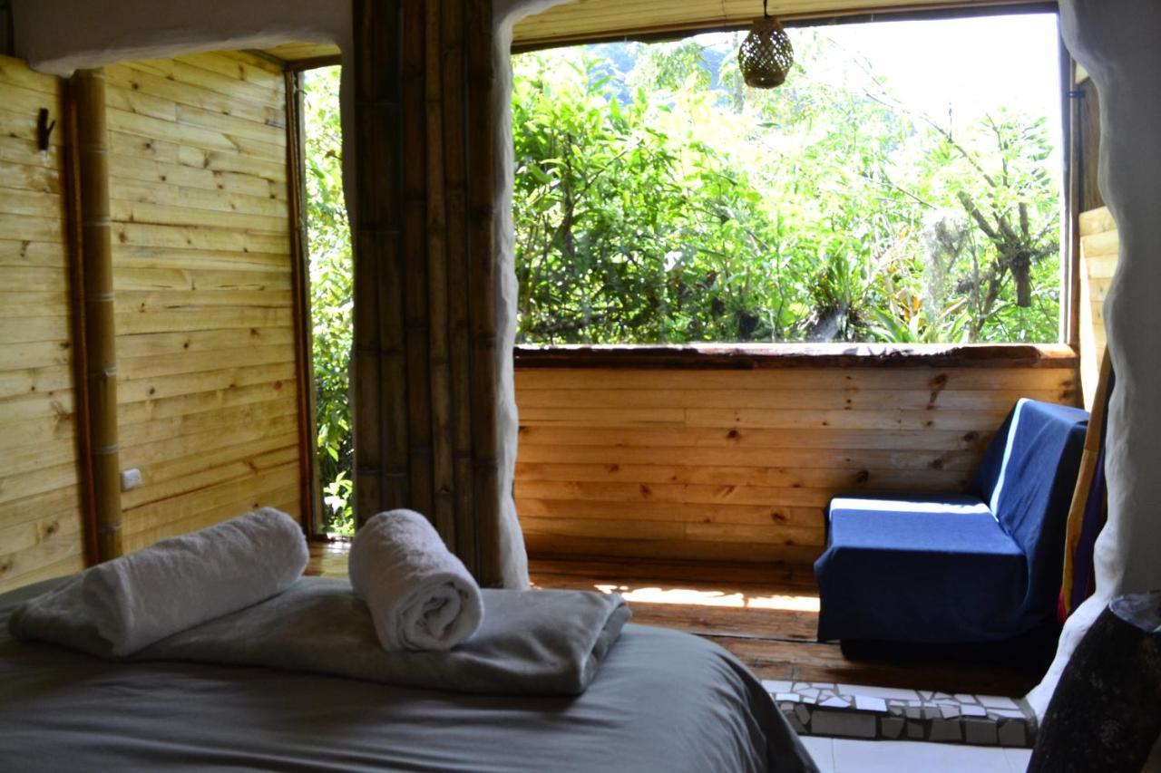 Habitacion Las Bromelias, Pijao, Finca Flora Del Rio エクステリア 写真